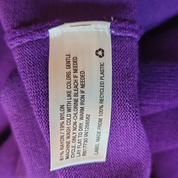 Sergio Hudson Sweater Purple Dress, Various Sizes-NWT - Picture 5 of 11